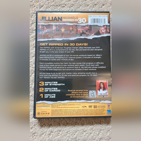 Jillian Michael's- Ripped in 30 Days - Picture 2 of 3